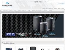 Tablet Screenshot of musicpoint.it